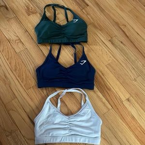 gym-shark sports bras size XS